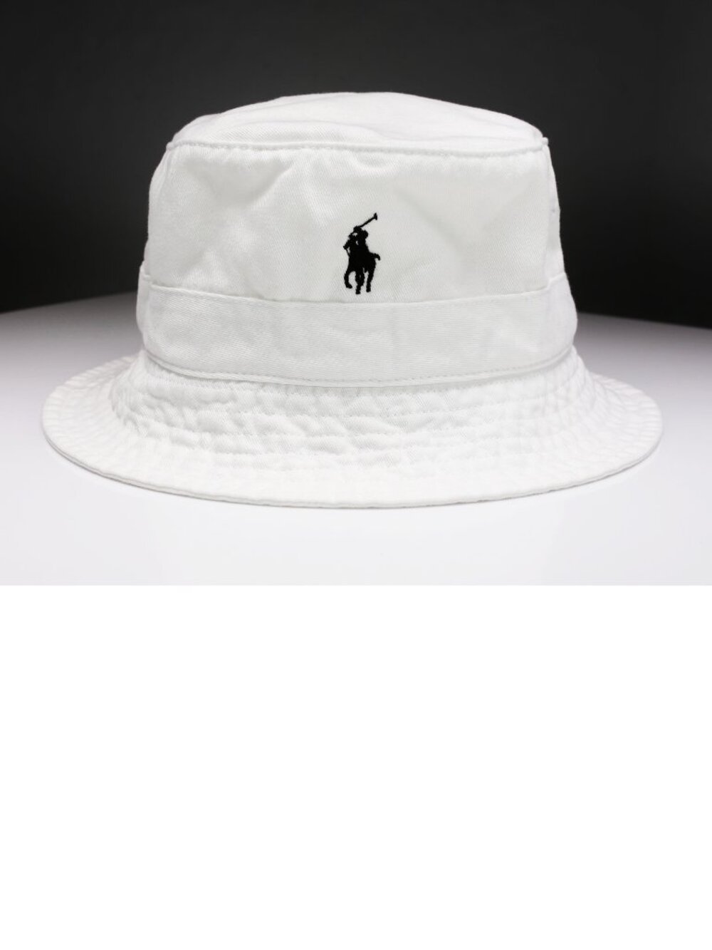NWT Polo Ralph Lauren Unisex Small Pony Logo Beachside Bucket Hat Cap White L/XL